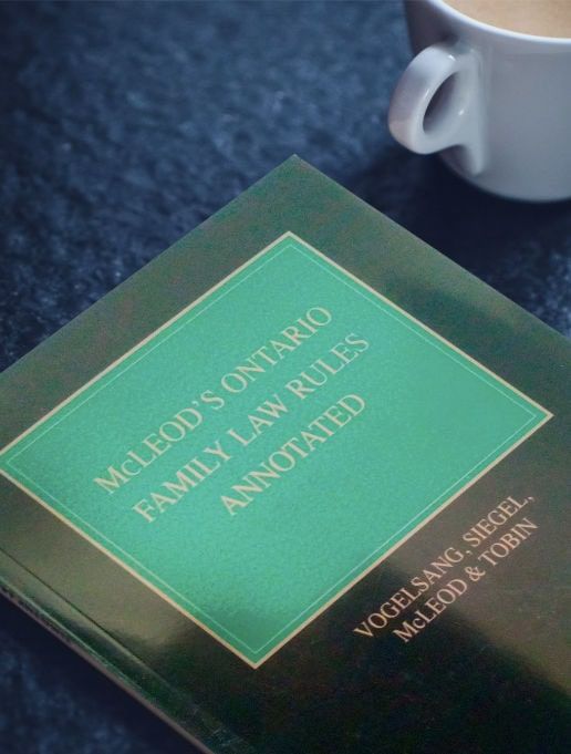 A book McLeod's Ontarion Family Law Rules Annotated